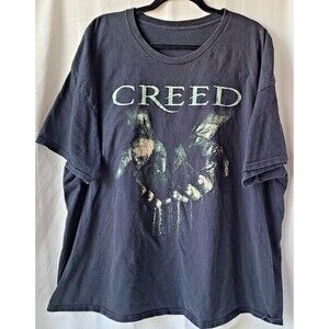 Creed Band T Shirt Mens 3XL Black Graphic Rock Alternative Metal Concert Tee